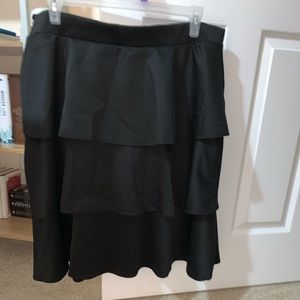 3X Black Tiered Skirt - NWOT!
